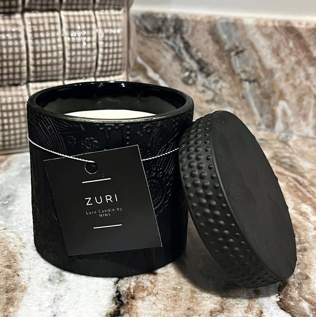 Zuri Luxury Candle - Black