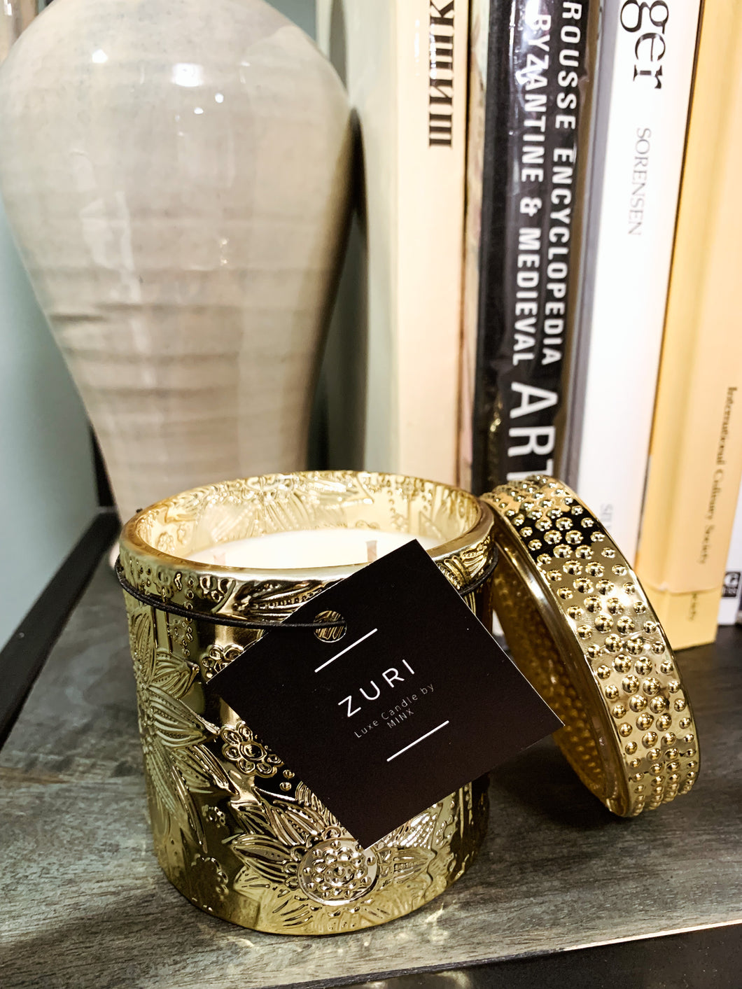 Zuri Luxury Candle- Gold