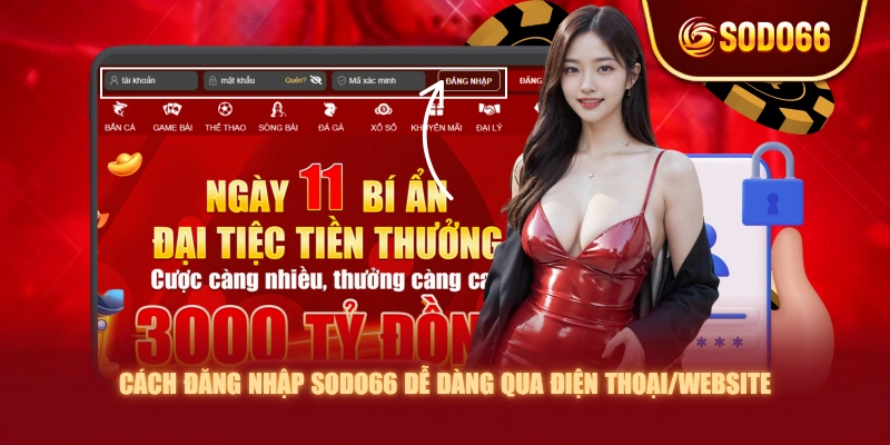 Cách Đăng Nhập SODO66 Dễ Dàng Qua Điện Thoại/Website